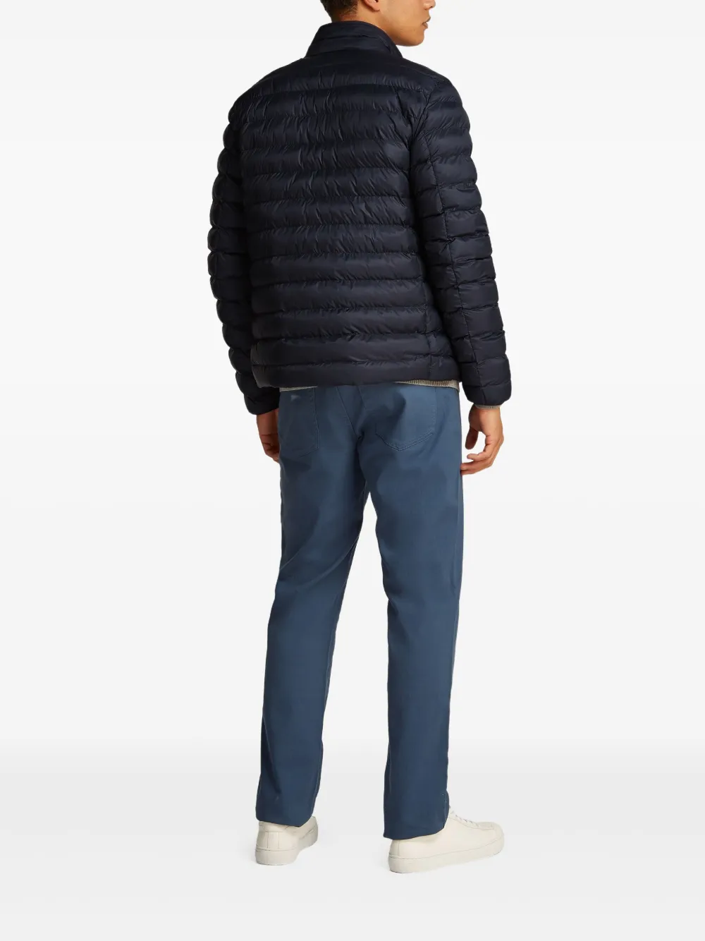 Tommy Hilfiger Padded Zip Jacket In Blue