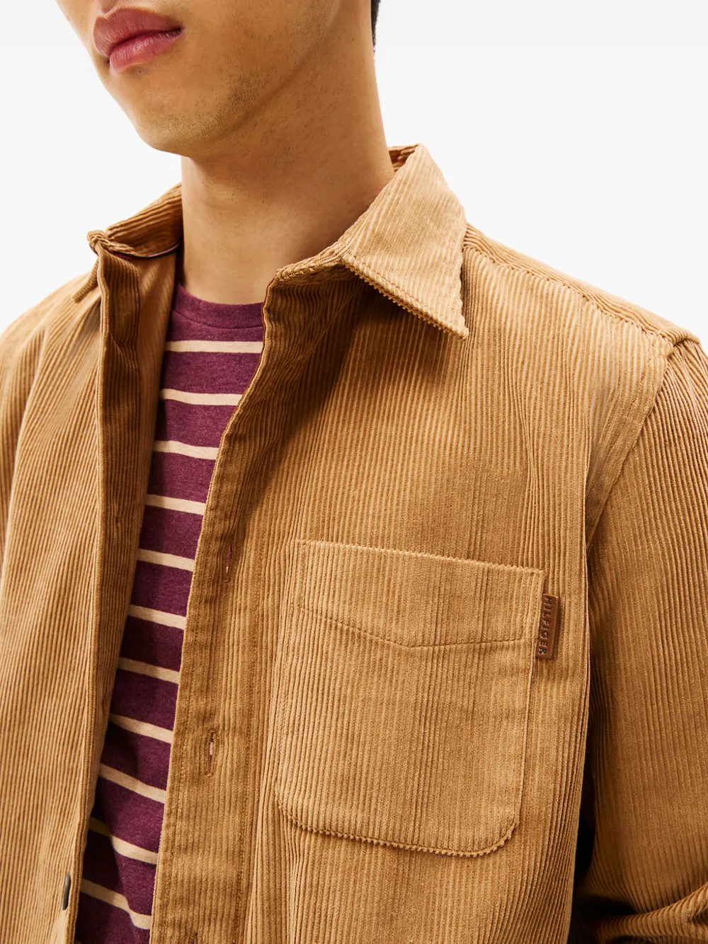 Tommy Hilfiger Corduroy Pocket Jacket In Neutral
