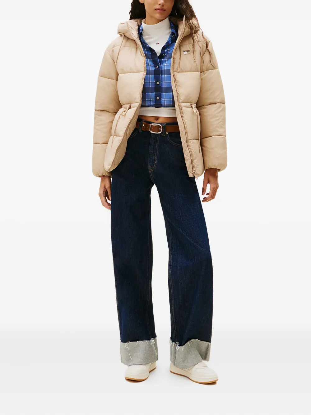 Tommy Jeans chamarra con capucha y cordones | Chamarras capitonadas | Image 2