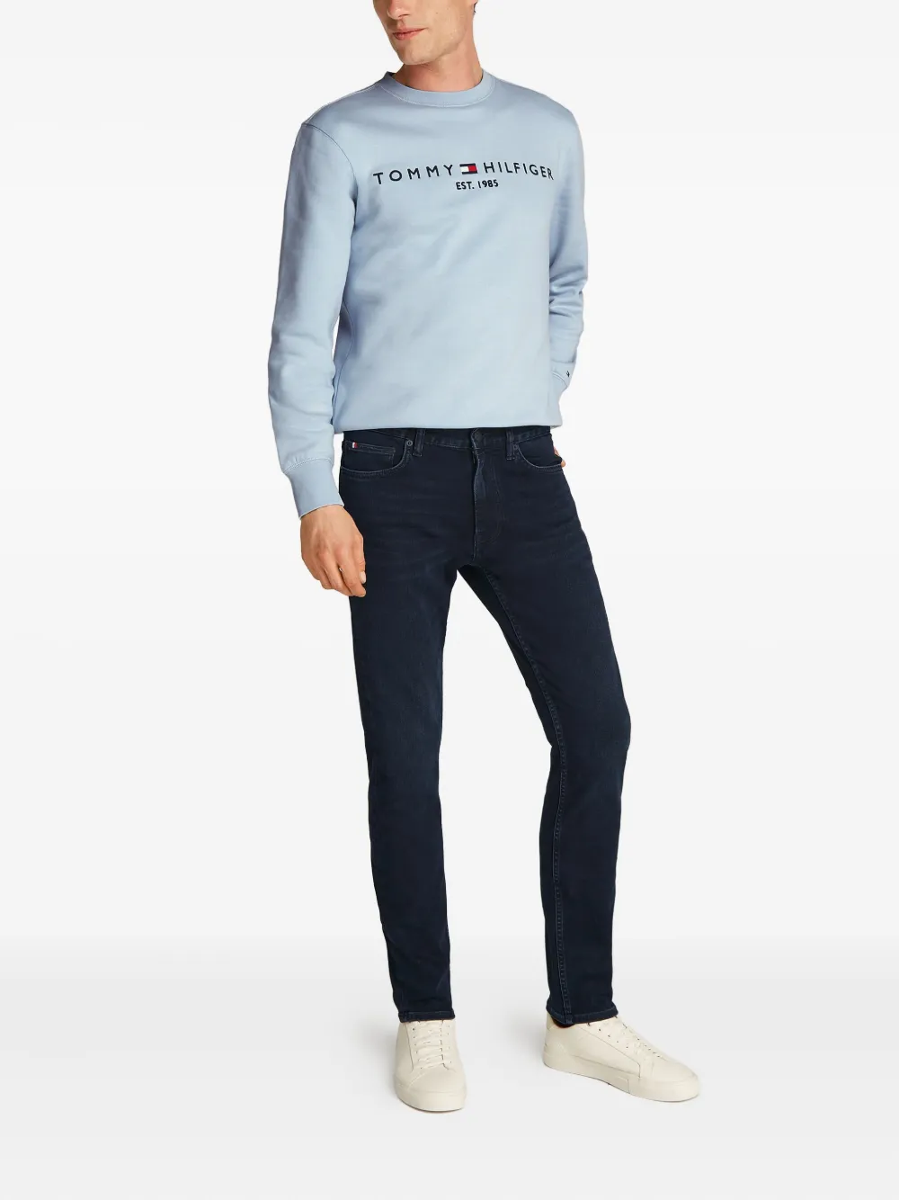 Tommy Hilfiger Jeans met vijf zakken - Blauw