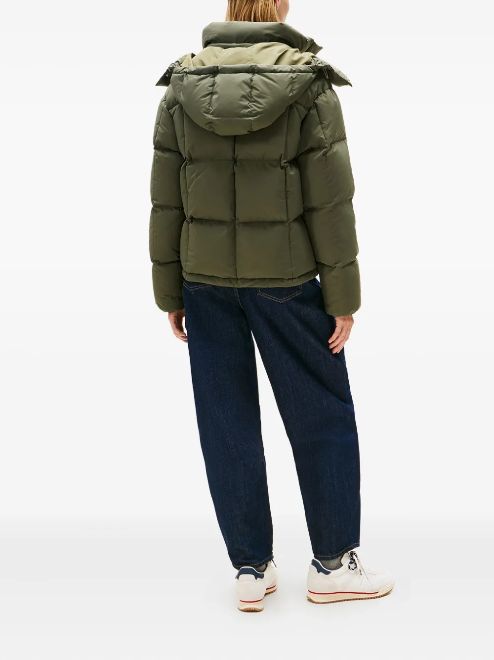 Tommy Jeans Alaska donsjack met logodetail Groen