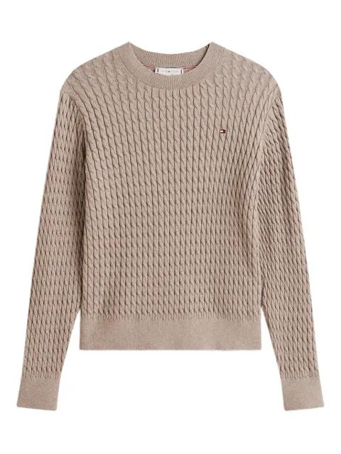 Tommy Hilfiger cable knit cotton sweater
