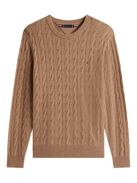 Tommy Hilfiger pull en maille torsadée