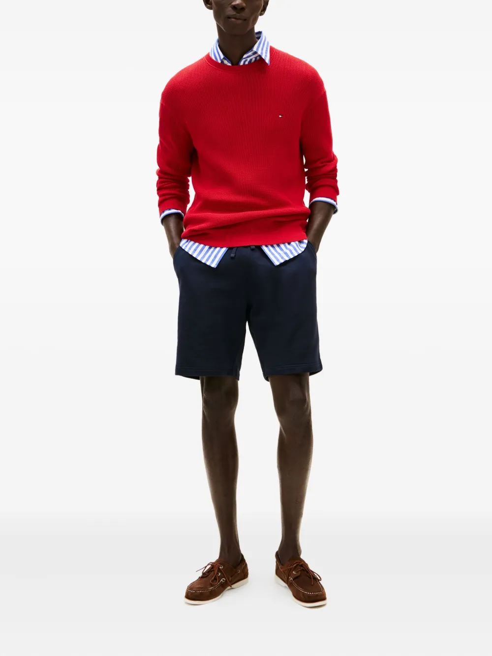 Tommy Hilfiger logo-embroidery drawstring shorts | Track & Running Shorts | Image 2