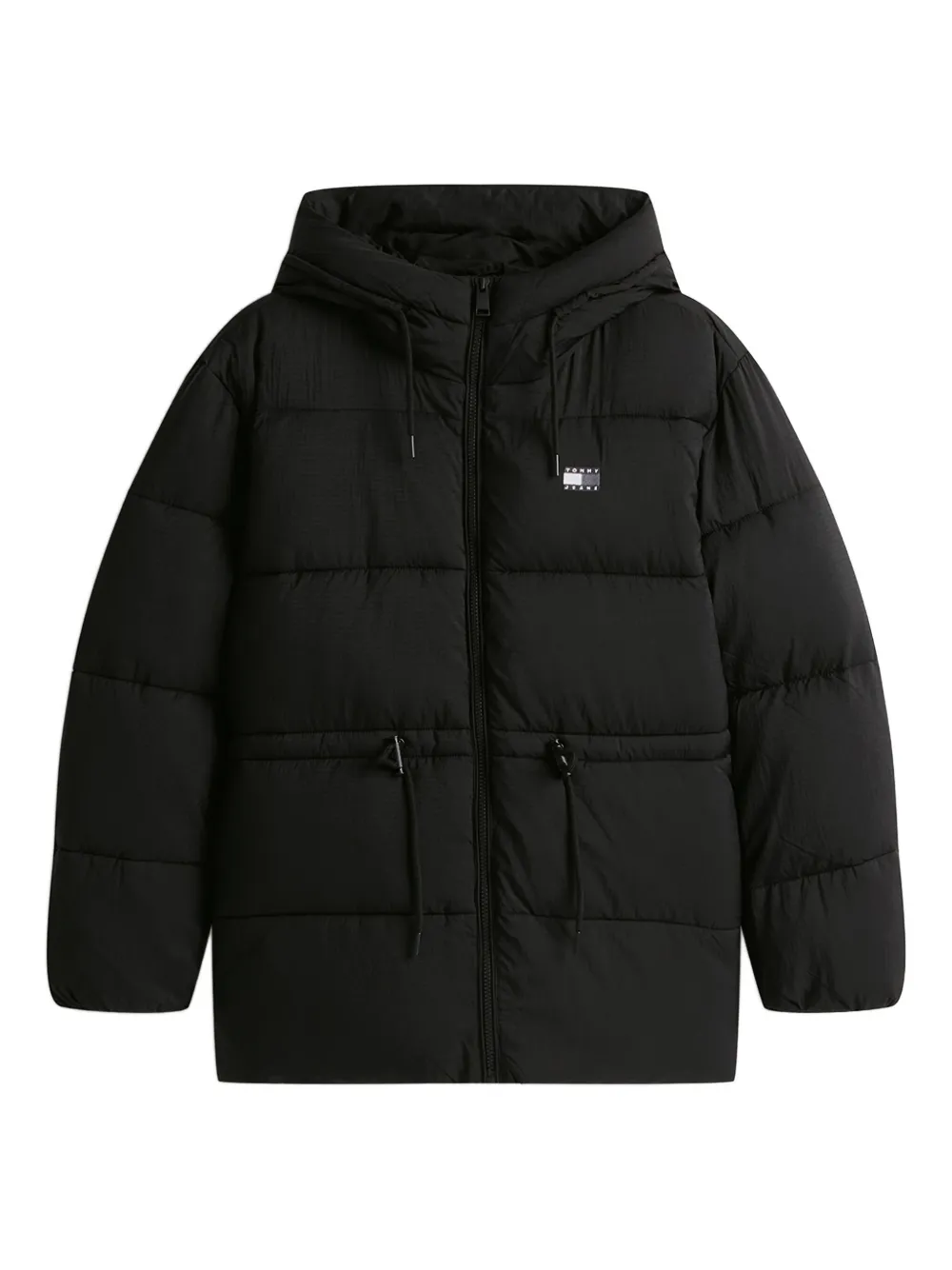 Tommy Jeans chamarra con capucha y cordones | negro | Image 1