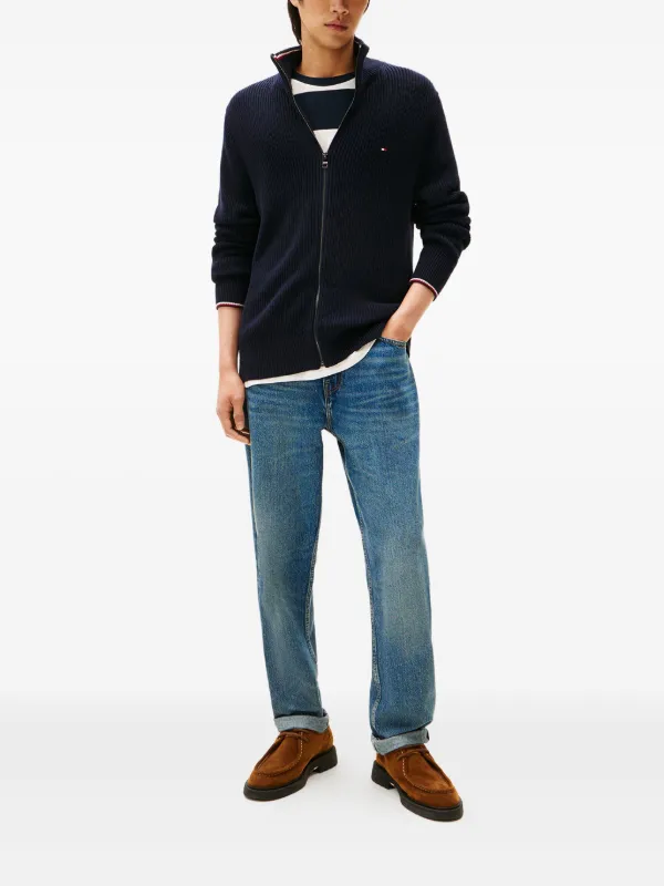 Tommy Hilfiger ジップアップ カーディガン | ブルー | FARFETCH JP