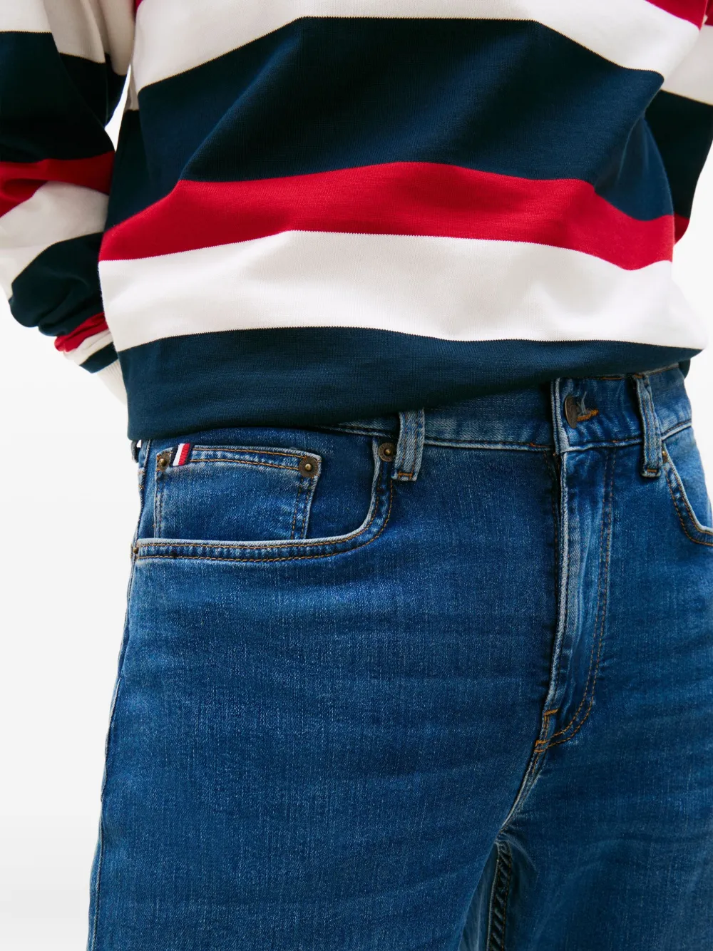 Tommy Hilfiger Logo Patch Jeans In Multi