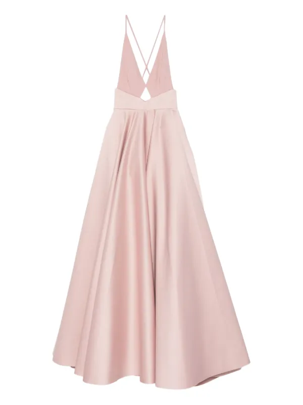 solace london pink maxi dress The Imani Maxi Dress in Soft Pink