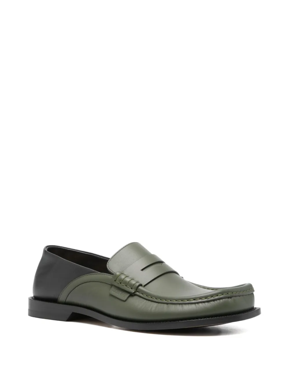 LOEWE Loafers met vlakken - Groen