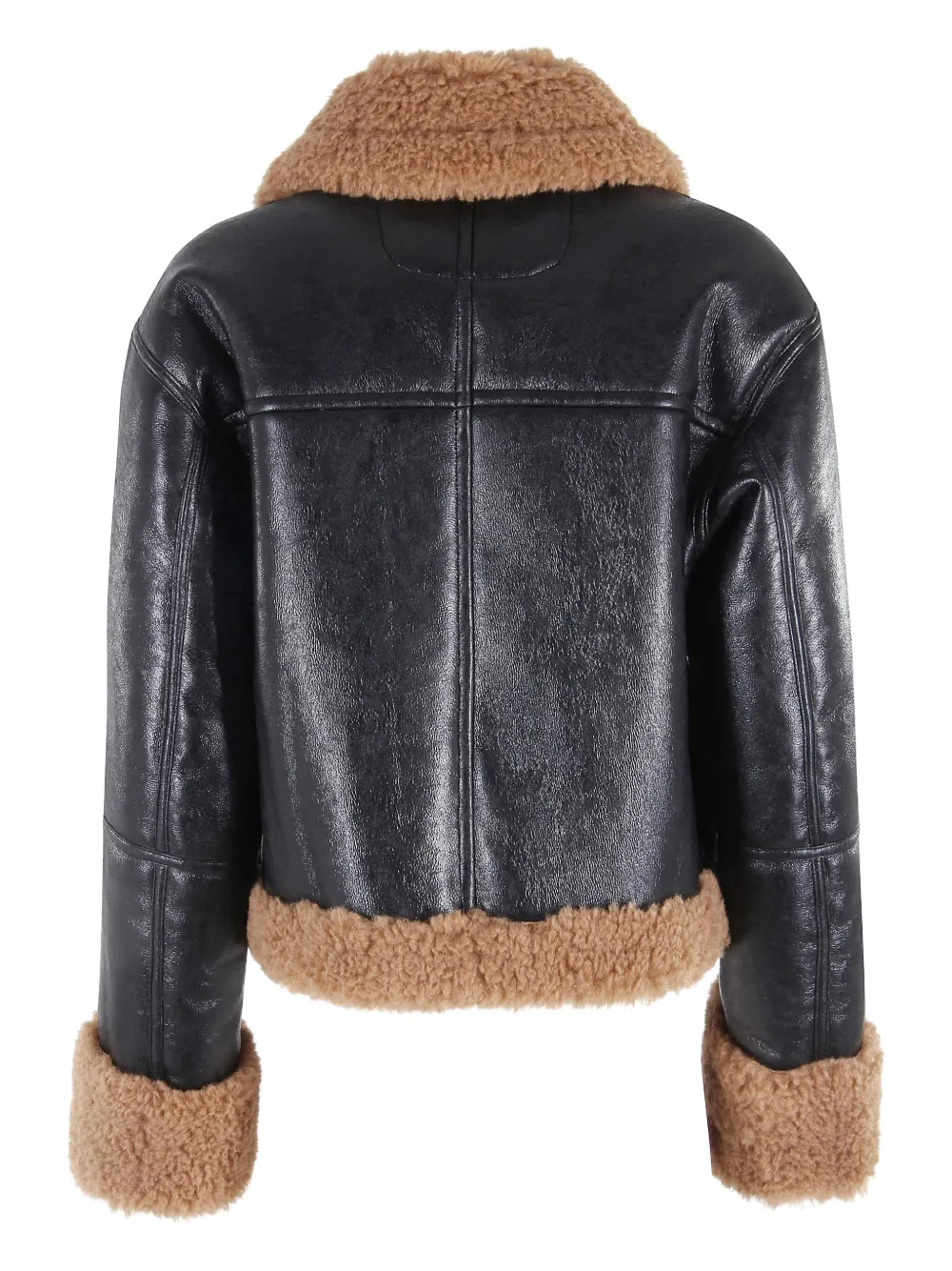 Stand Studio Zippered Long-sleeved Casual Jacket In Black