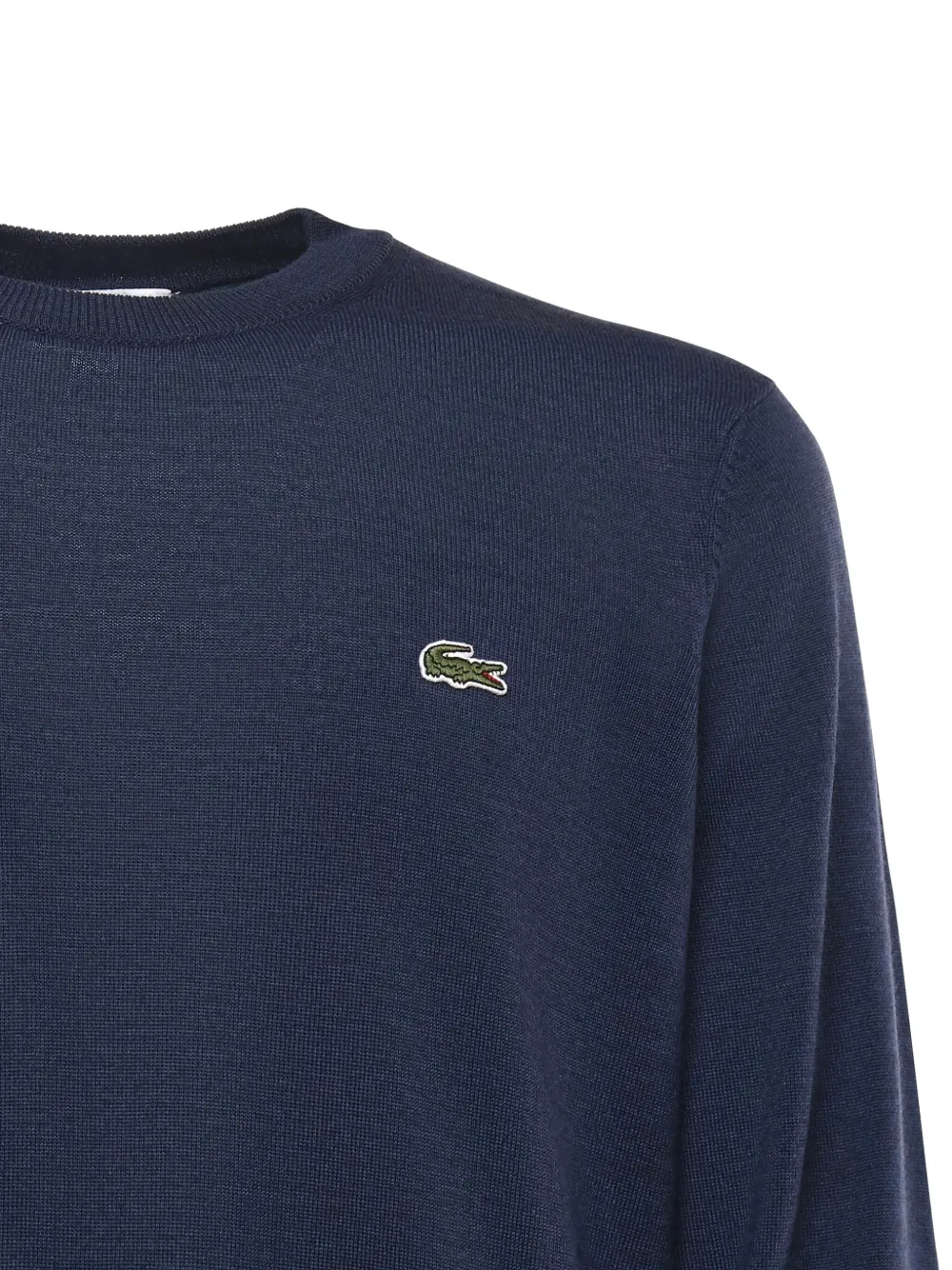Lacoste Trui met logopatch Blauw
