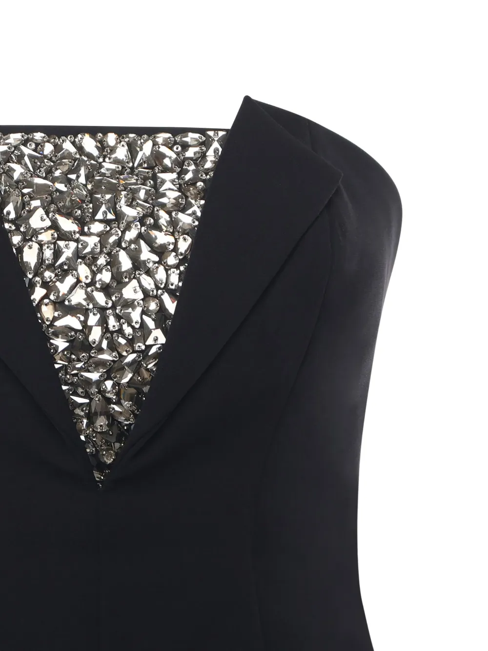 Genny Top verfraaid met stenen Zwart