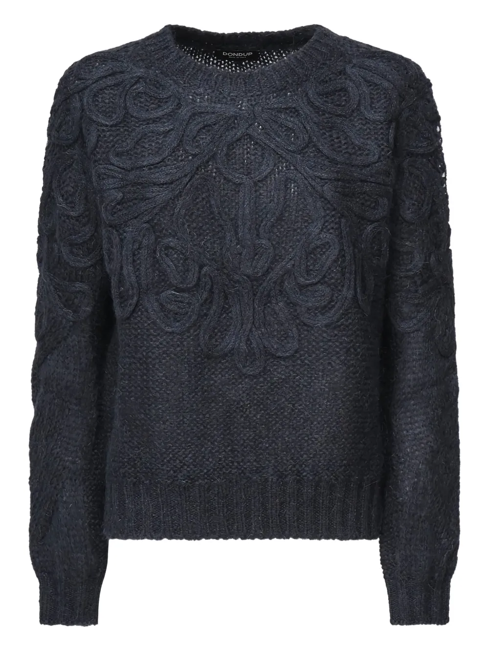DONDUP drop-shoulder ribbed-hem sweater | Blue | Image 1