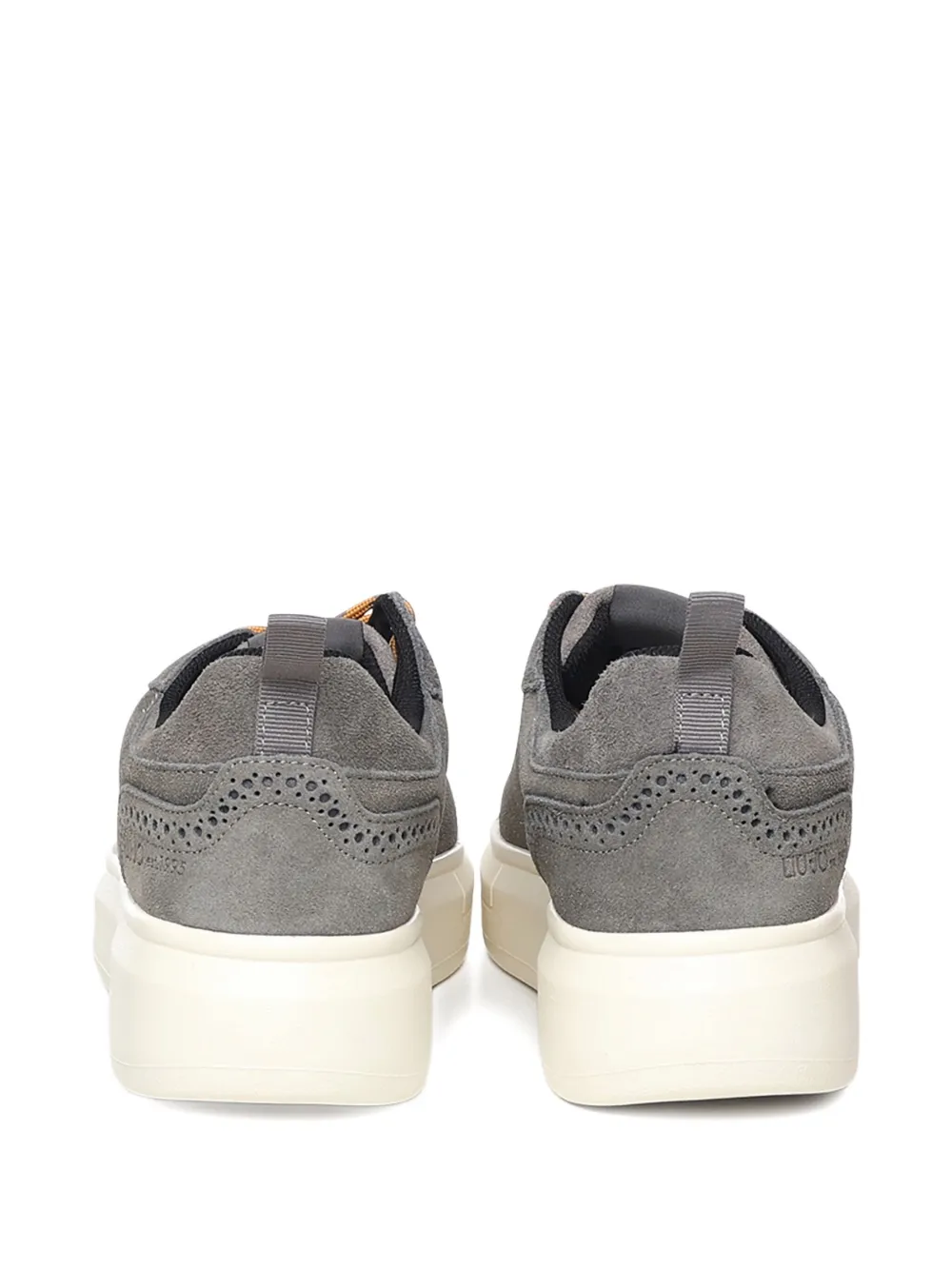 LIU JO Sneakers met plateauzool en veters Grijs