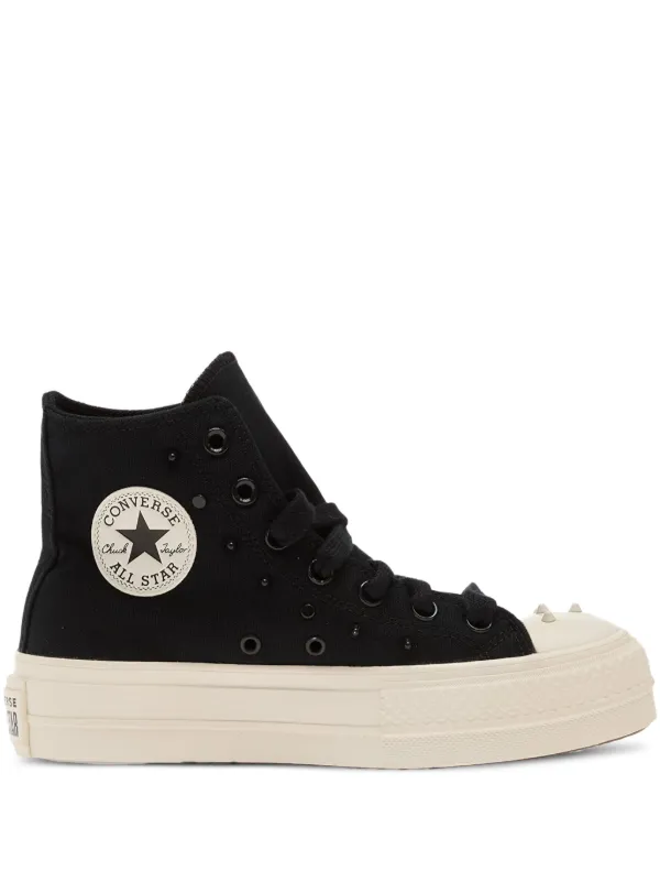 Converse Chuck Taylor All Star Lift Hi lace-up Sneakers Black FARFETCH  LB