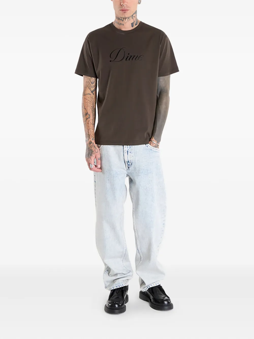 Dime five-pockets cotton jeans - Blauw