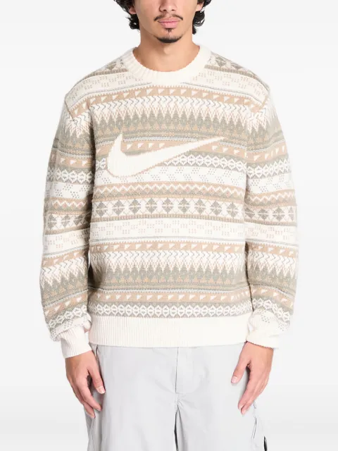 Nike Fair Isle swoosh sweater