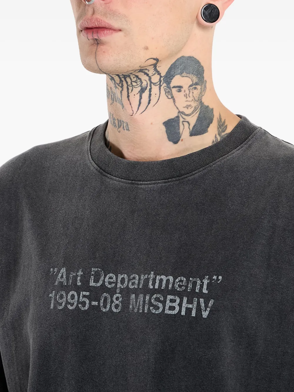 MISBHV Effen T-shirt Grijs