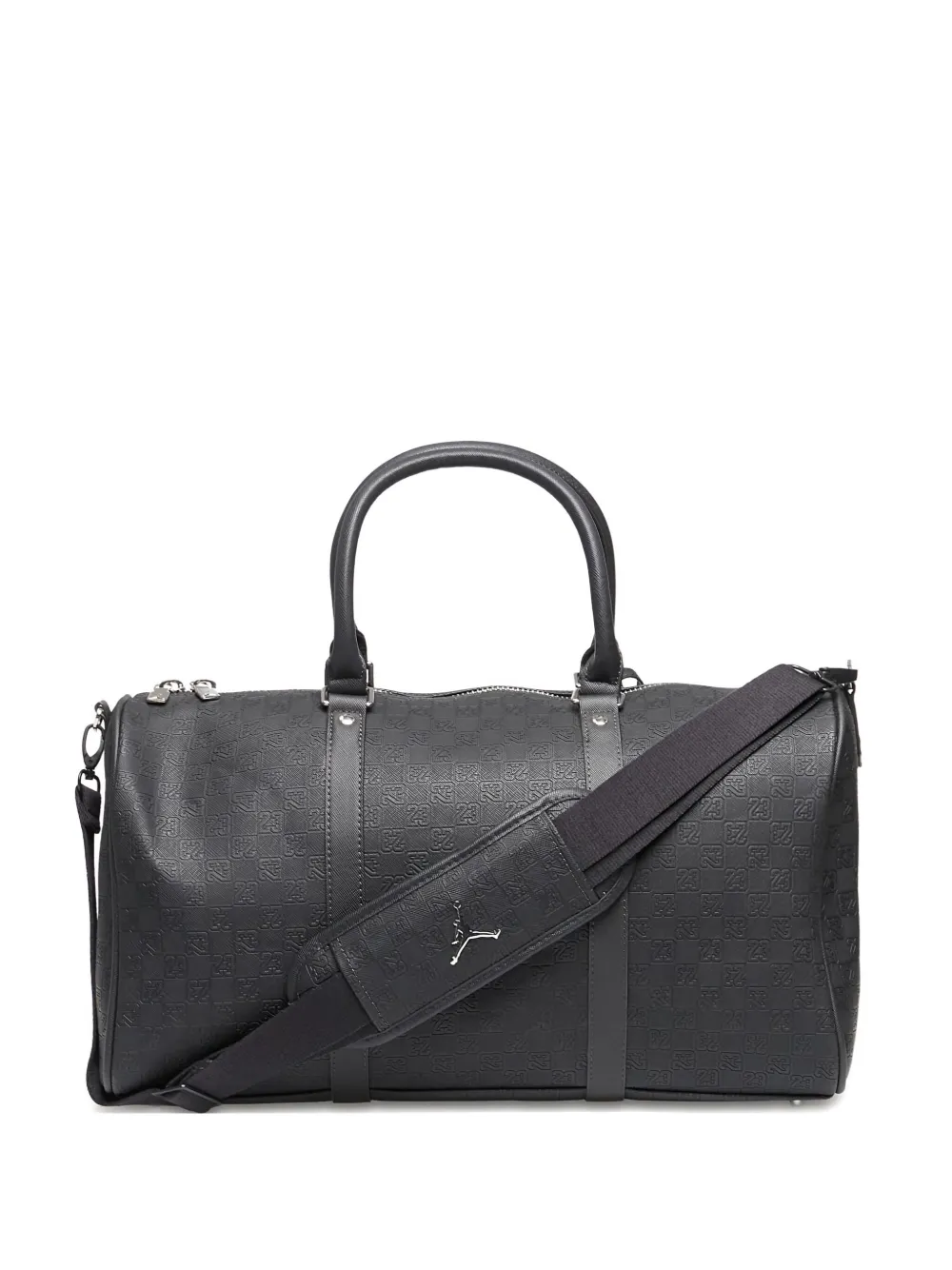 Jordan Monogram Patch-motif Luggage In Black
