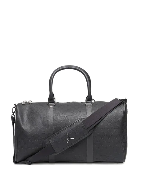 Jordan maleta con motivo de parche y monograma