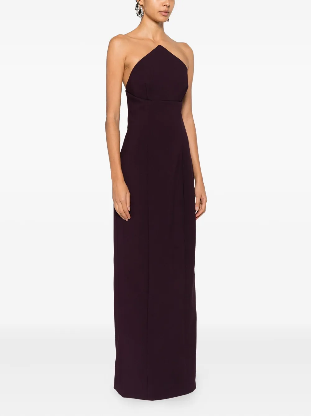Solace London Senna maxi-jurk Paars