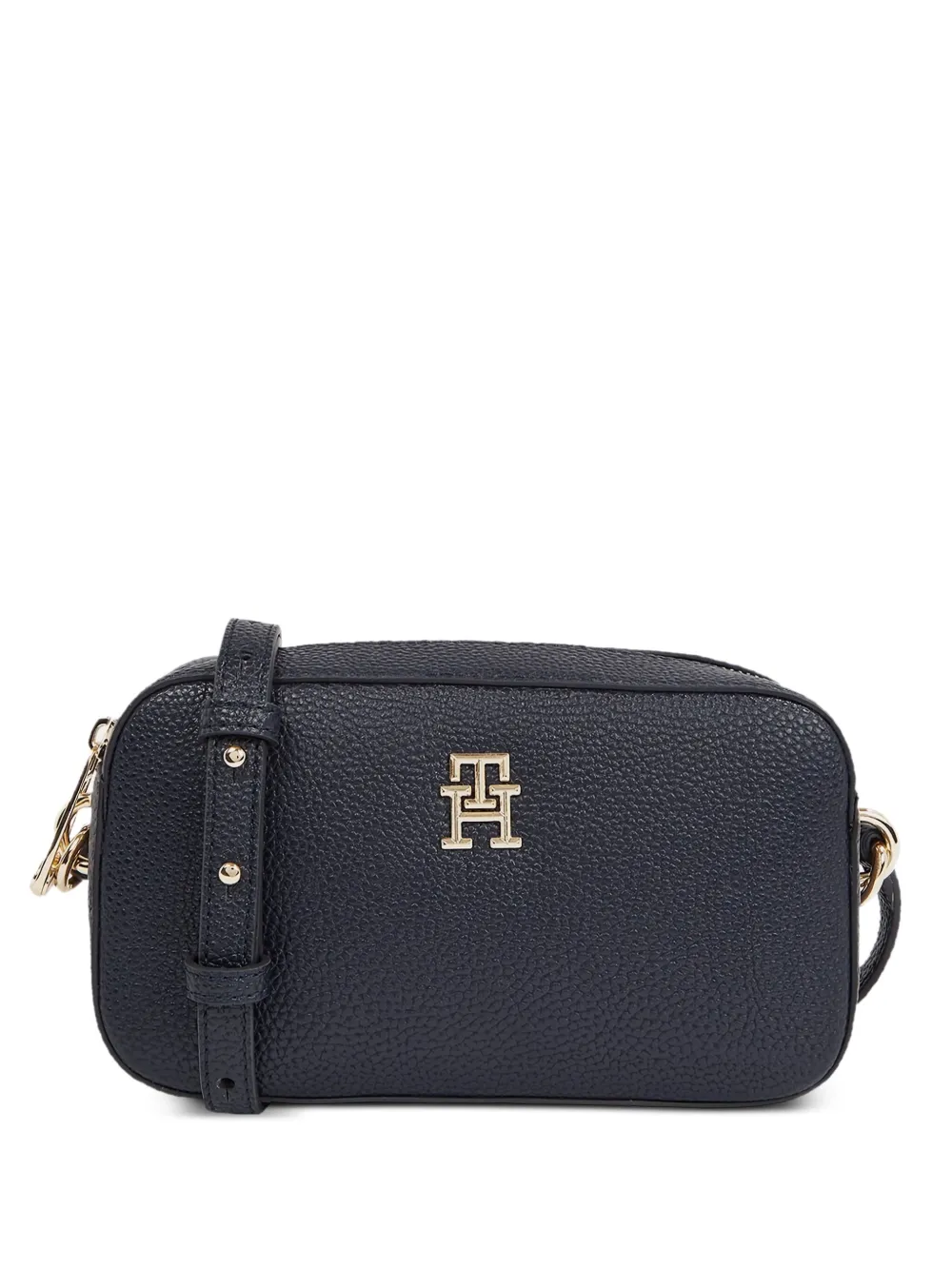 Tommy Hilfiger Logo-plaque Crossbody Bag In Blue