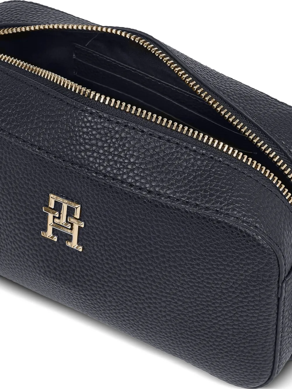 Tommy Hilfiger Logo-plaque Crossbody Bag In Blue