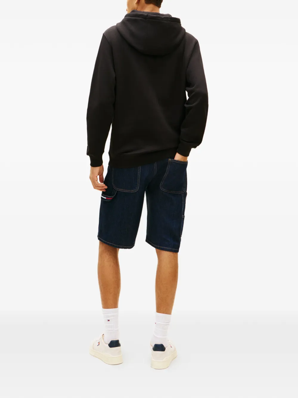 Tommy Hilfiger Hoodie met rits Zwart