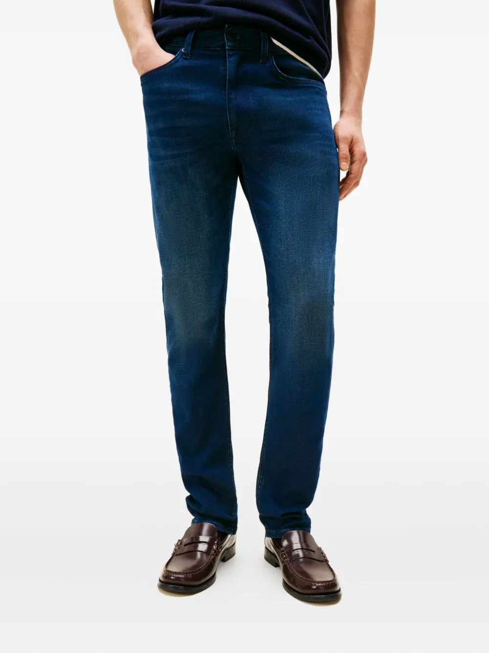 Tommy Hilfiger Stretch-cotton Jeans In Blue