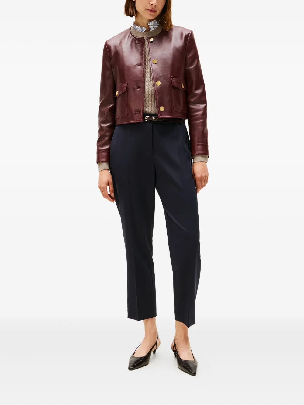 Tommy Hilfiger Logo-detail Trousers In Black