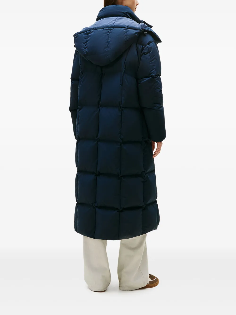 Tommy Jeans Hodded Puffer Coat In Blue