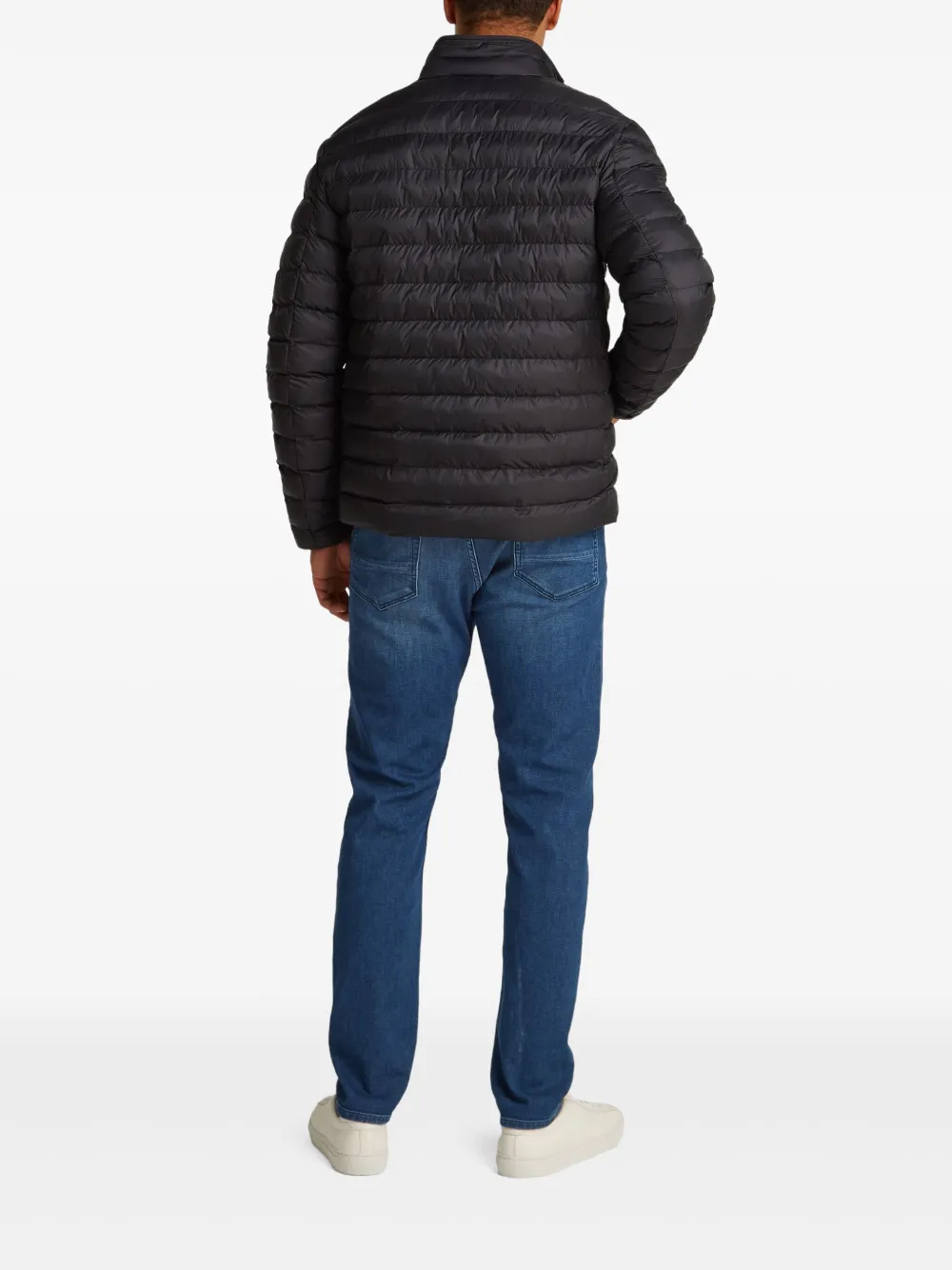 Tommy Hilfiger Gewatteerd jack met rits Zwart