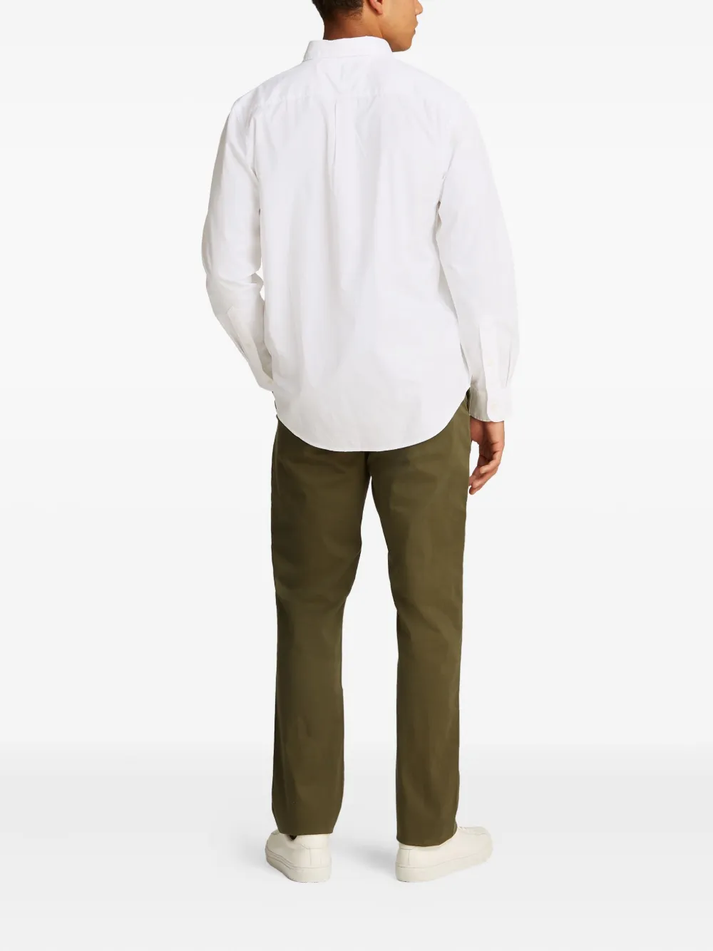 Tommy Hilfiger Core Flex Poplin Solid Rf Shirt In White