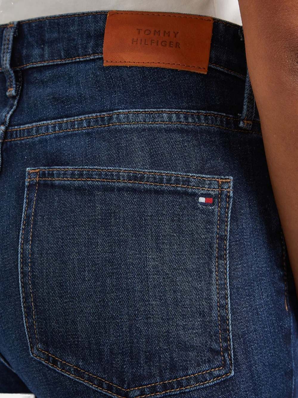 Tommy Hilfiger Five-pockets Bootcut Jeans In Blue