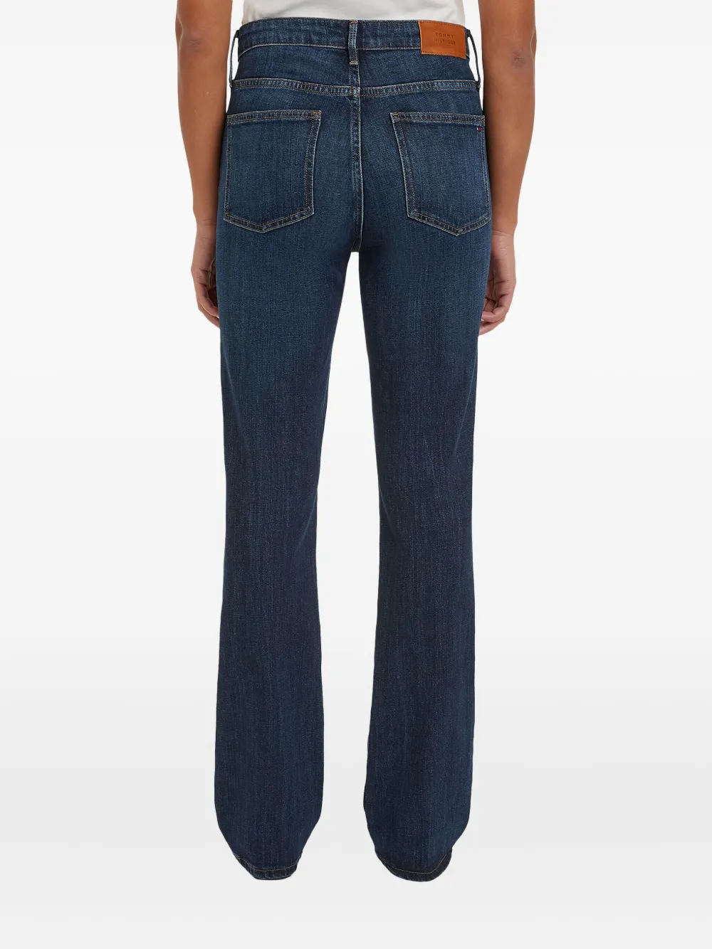 Tommy Hilfiger Five-pockets Bootcut Jeans In Blue