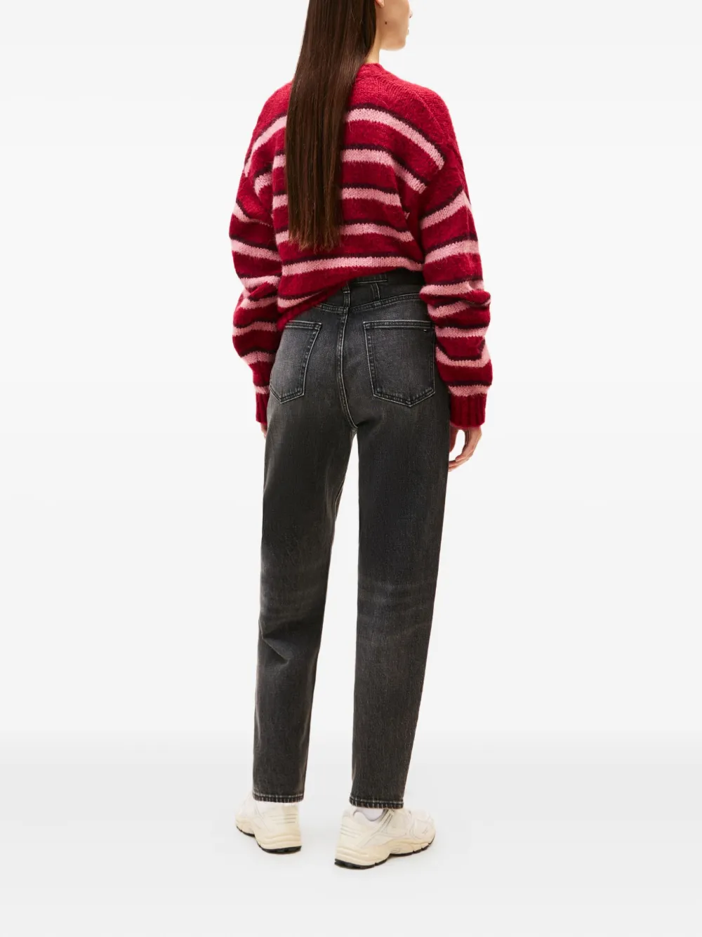 Tommy Jeans Five-pocket Tapered Jeans In Black