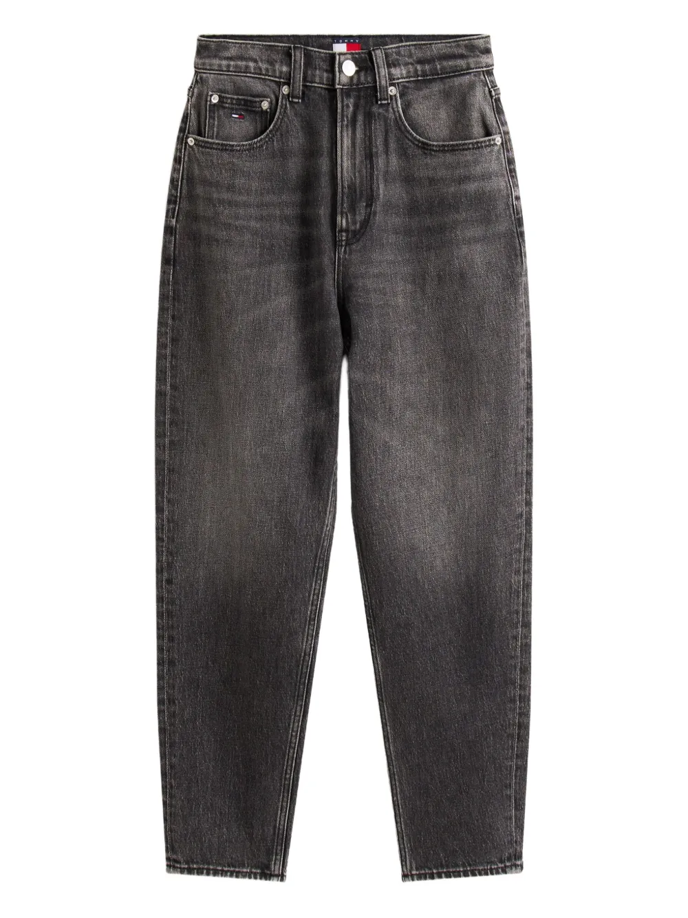 Tommy Jeans Five-pocket Tapered Jeans In Black