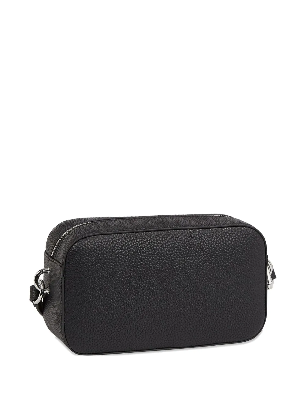 Tommy Hilfiger Logo-plaque Crossbody Bag In Black