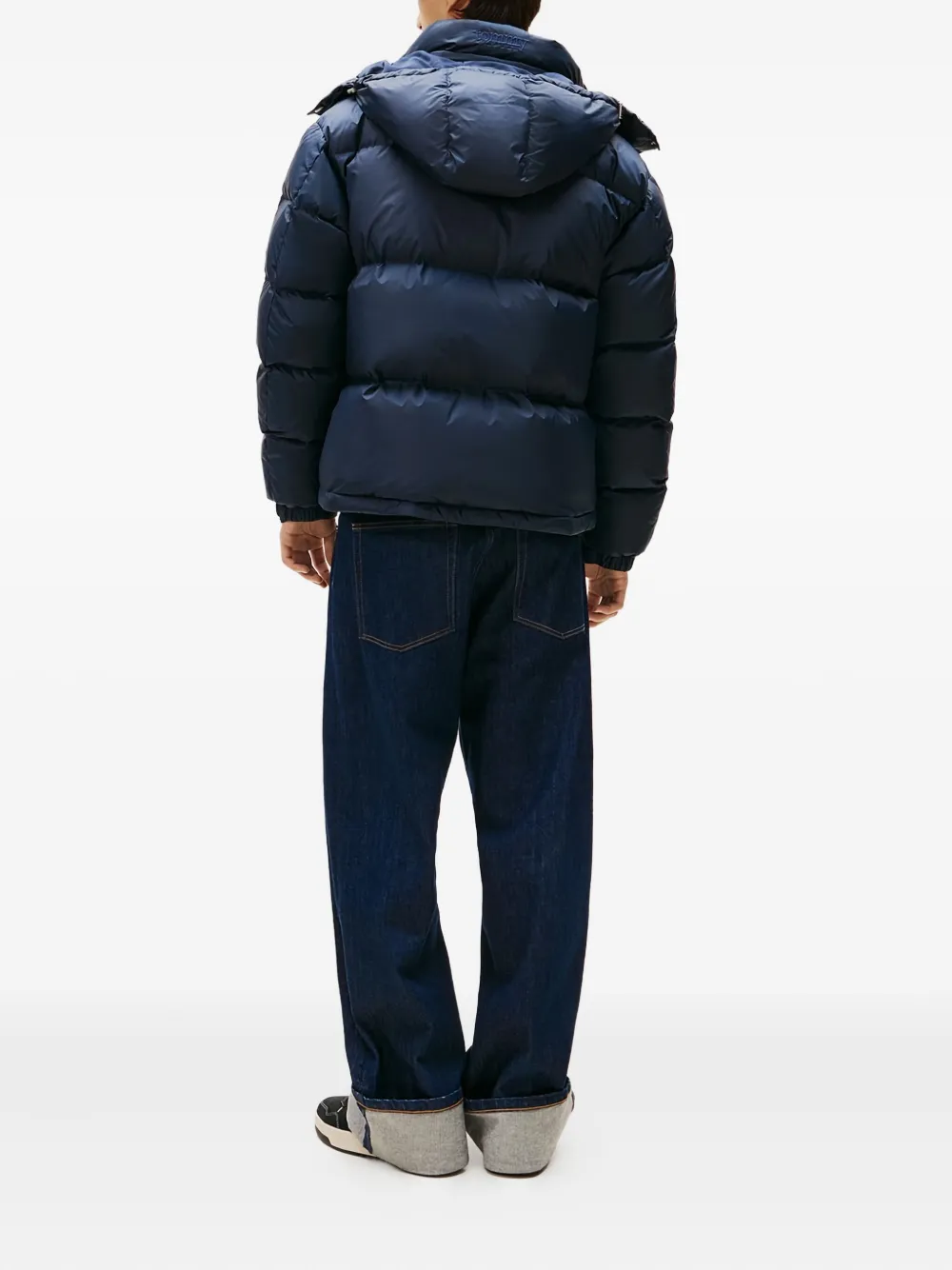 Tommy Jeans Hooded Puffer Jacket In Blue