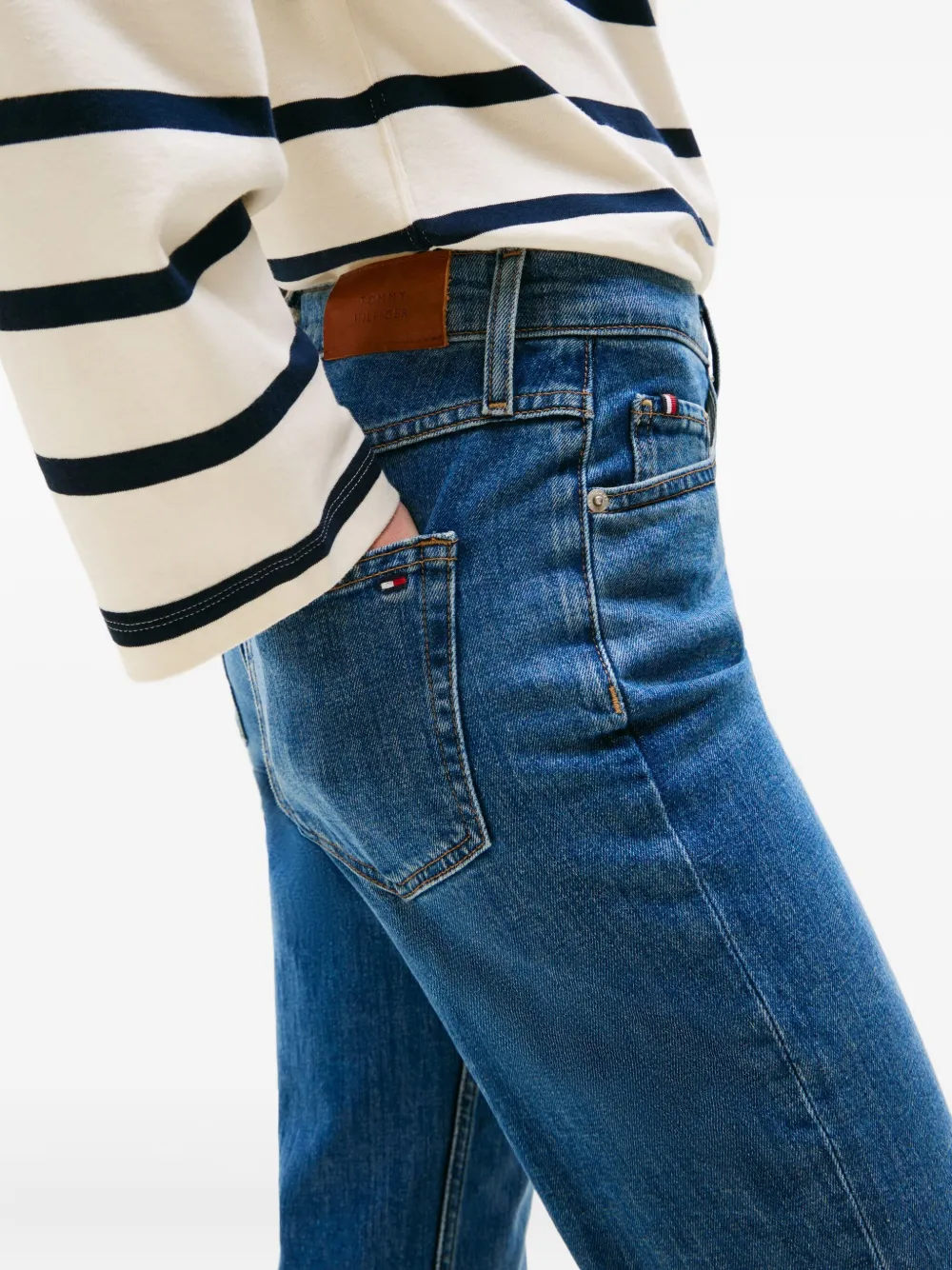 Tommy Hilfiger Five-pocket Jeans In Blue