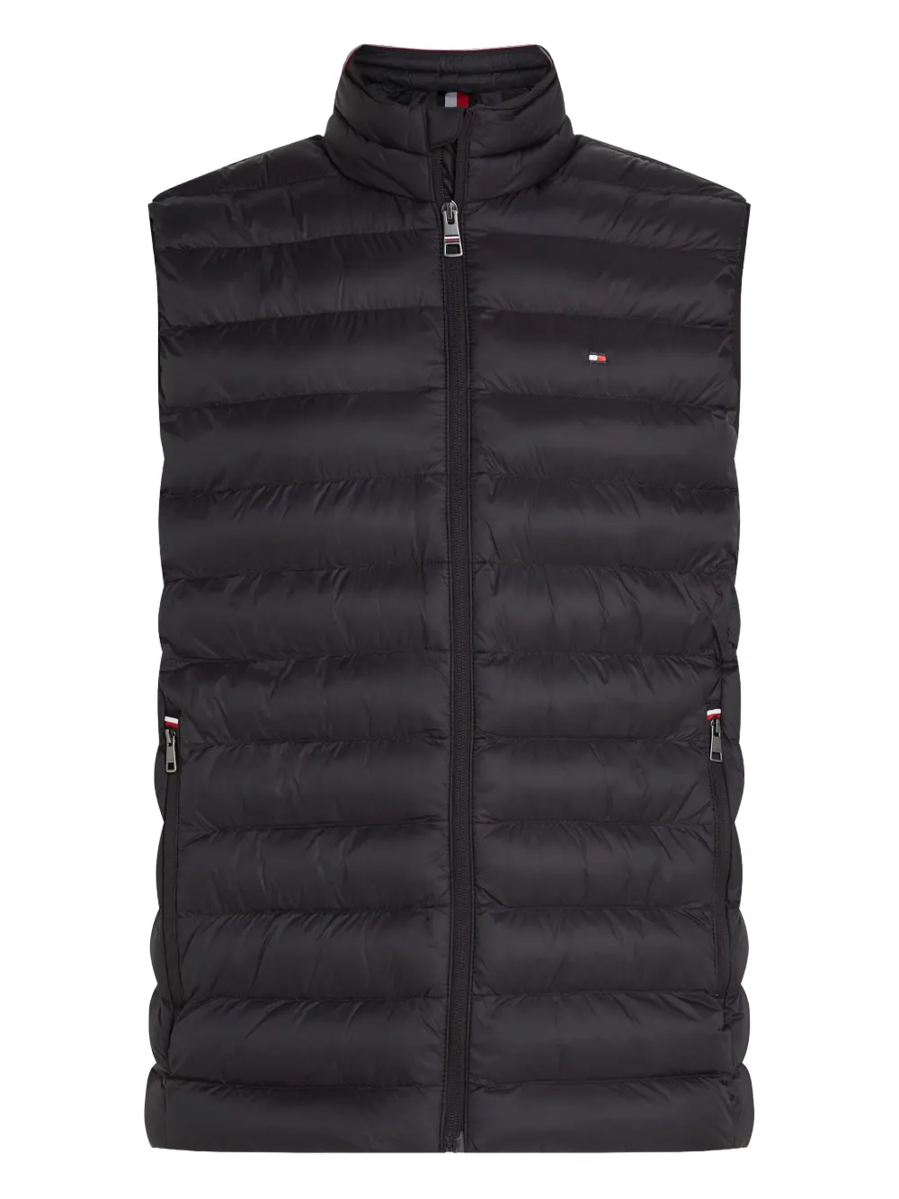 Tommy Hilfiger Zip-up Padded Gilet In Black