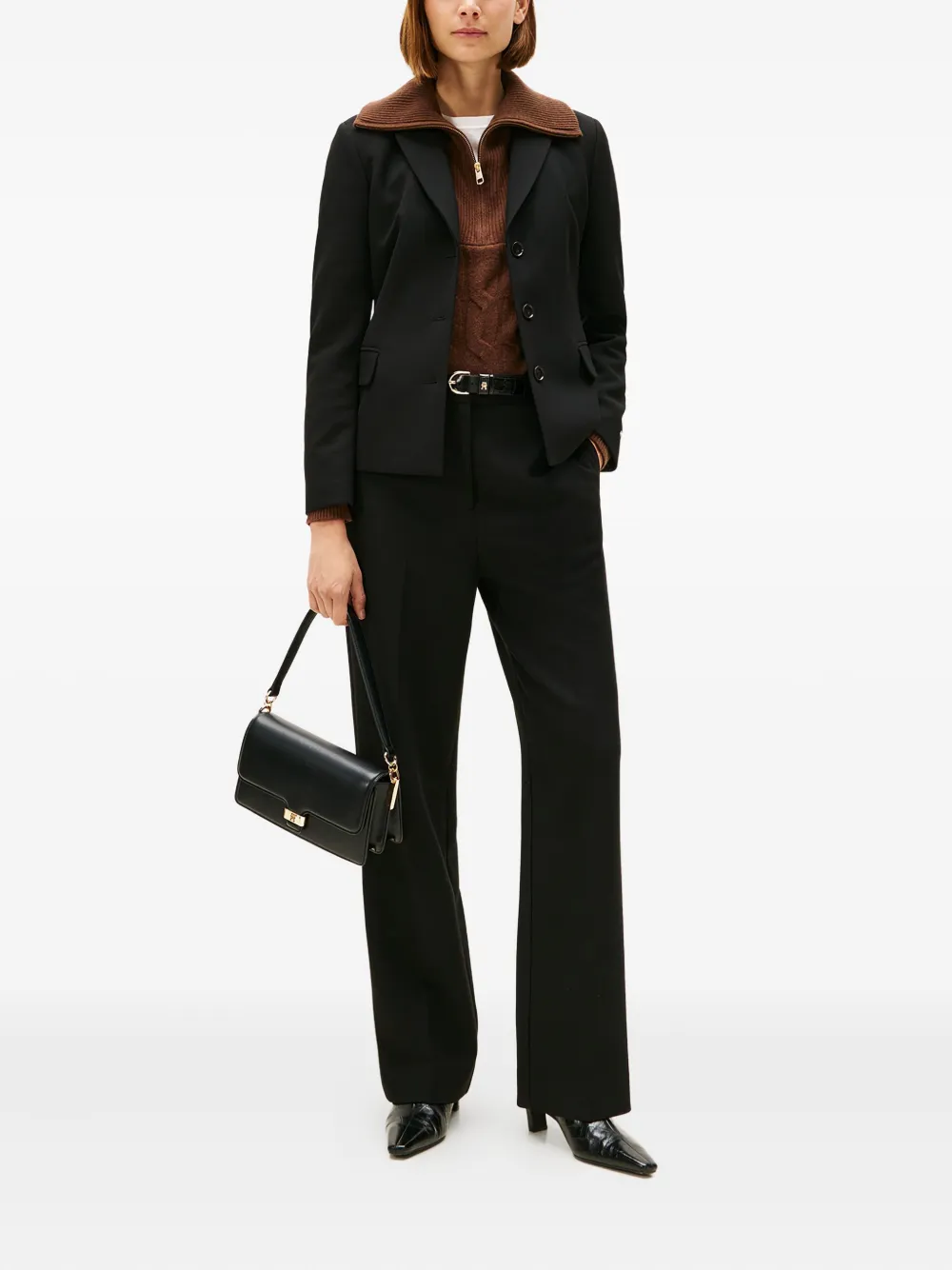 Tommy Hilfiger Broek met zak - Zwart