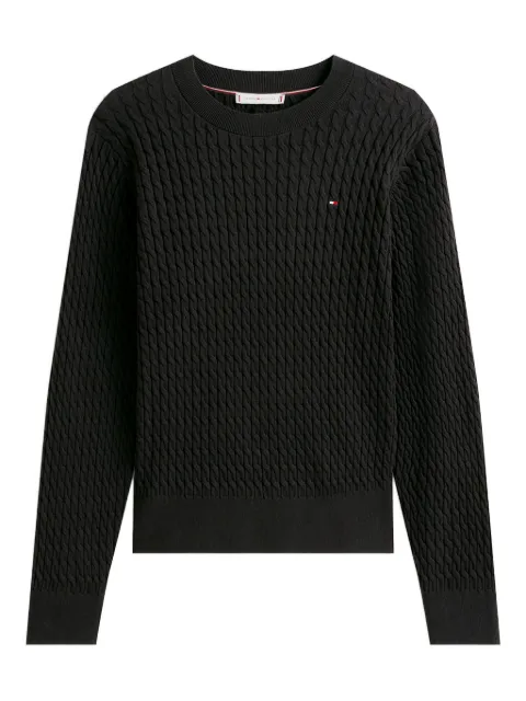 Tommy Hilfiger cable-knit crew-neck sweater