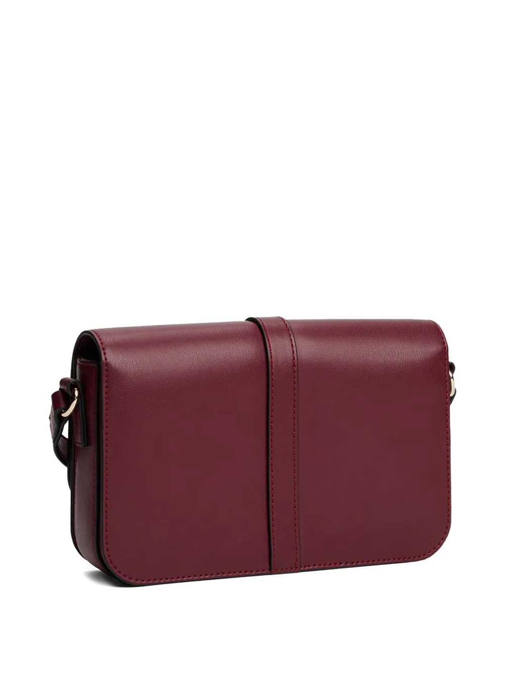 Tommy Hilfiger Crossbodytas met logoplakkaat Rood