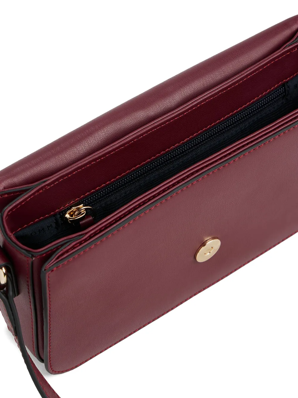 Tommy Hilfiger Crossbodytas met logoplakkaat Rood