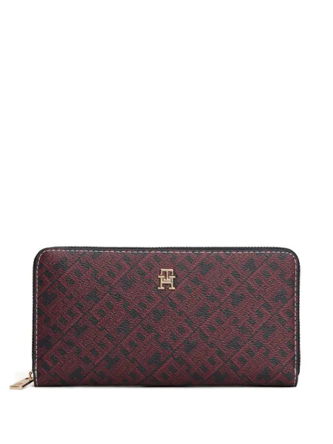 Tommy Hilfiger portefeuille zippé à motif monogrammé