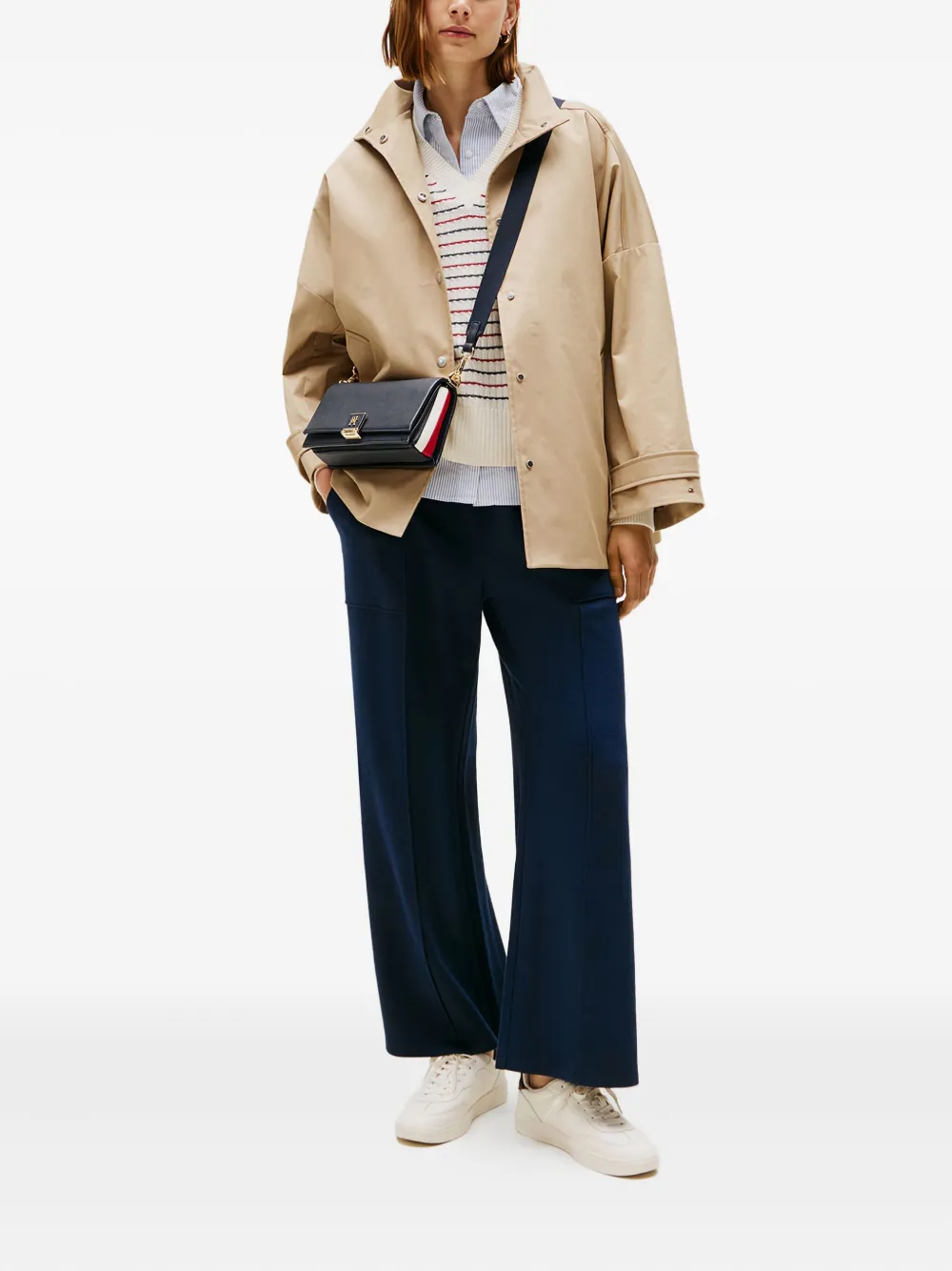 Tommy Hilfiger Broek met logodetail - Blauw