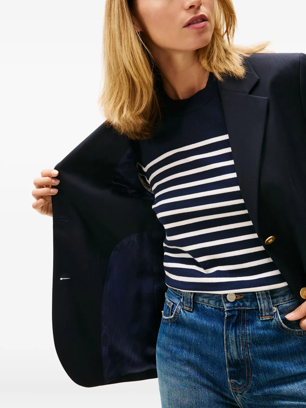 Tommy Hilfiger Blazer met knopen Blauw