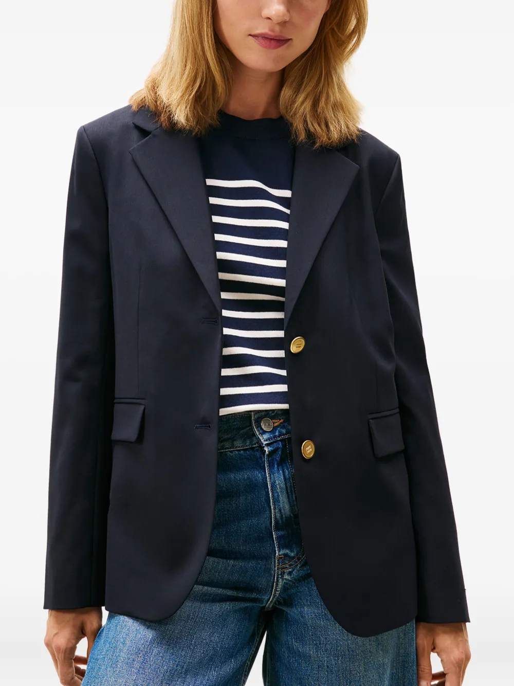 Tommy Hilfiger Blazer met knopen Blauw
