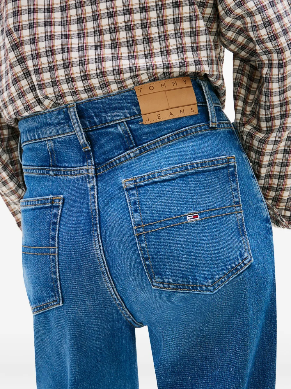 Tommy Jeans Logo-detail Jeans In Blue